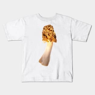 Early morel (Verpa bohemica) Kids T-Shirt